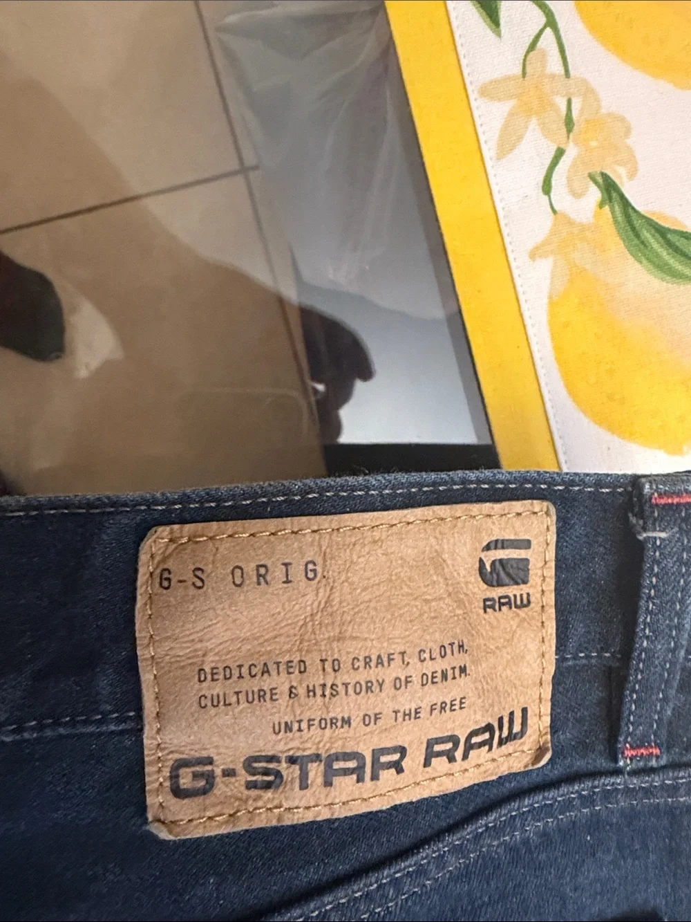 G-Star Men's Dark Blue Relaxed Jeans